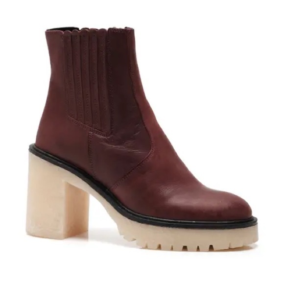 FREE PEOPLE James Chelsea Boot in Cherry Chocolate - Picture 2 of 10